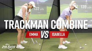 TRACKMAN COMBINE GOLF CHALLENGE w/ Emma Carpenter & Bella McCauley