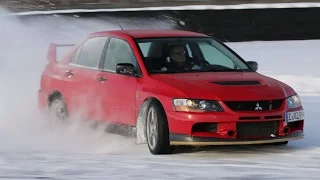 Mitsubishi Lancer Evo 8 Snow Drift Action - Sachsenring 2017 - Ruben Zeltner