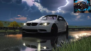 BMW M3 E92 Thunderstorm Run