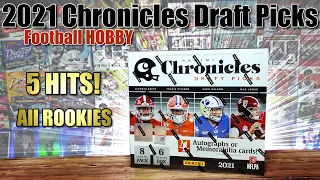 2021 Chronicles Draft Picks Football Hobby Box Opening! 5 Hits, We Finally Beat the Panini Odds!