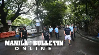 Director Raffy Mendez and MPD SWAT conduct foot patrol at Manila South Cemetery