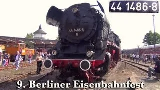 Güterzug-Dampflok 44 1486 - 9. Berliner Eisenbahnfest - steam locomotive