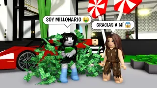 ME VOLVI MILLONARIO GRACIAS A UNA MUJER HUMILDE (Momentos Divertidos Brookhaven)