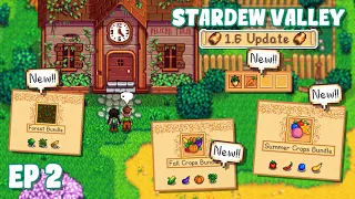 NEW REMIXED BUNDLES!  - EP 2 (Stardew Valley 1.6 Let's Play)