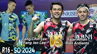 Fajar Alfian/Rian Ardianto vs Fang Chih Lee/Fang Jen Lee || R16 Singapore Open 2024
