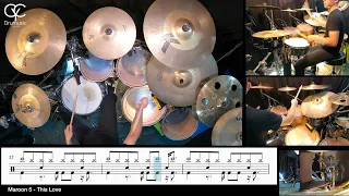 This Love - Maroon 5 / Drum Cover By CYC ( @cycdrumusic) score & sheet music