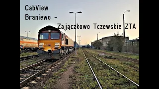 | CabView | Braniewo - Zajączkowo Tczewskie ZTA - Class66 – Paprykowe Filmy