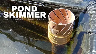 HOW TO MAKE DIY POND SKIMMER | New Pond Skimmer