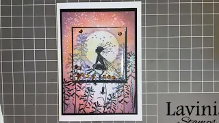 The Woodland Sprite as a Shaker Card by Jo Rice - A Lavinia Stamps Tutorial