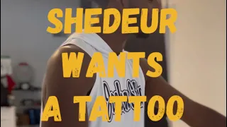 Shedeur Sanders & Deion Sanders gets into a HEATED ARGUMENT over a tattoo