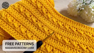 LOVELY Crochet Pattern for Beginners! 👌 Discover a SUPER EASY & GORGEOUS Stitch for Blankets & Bags