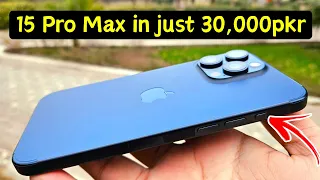 I got this iPhone 15 pro max in just 30000 pkr 🔥