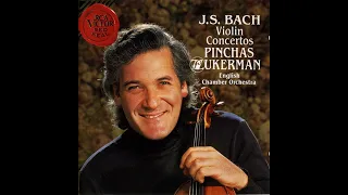 Pinchas Zukerman plays J.S. Bach E Major Concerto (I.)