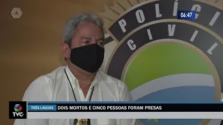 Tribunal do Crime resulta em dois mortos e cinco pessoas presas