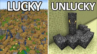 LUCKIEST vs UNLUCKIEST Minecraft Moments #3