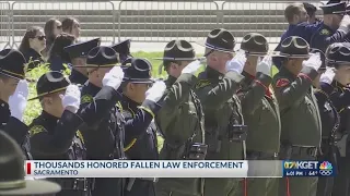 Fallen law enforcement honored at Sacramento ceremony