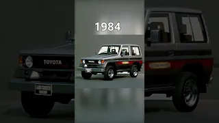 Evolution of Toyota Land Cruiser Prado [1984 - 2022] #shorts