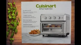Cuisinart Air fryer Toaster Oven Review and Demo|Chicken tenders, Fries,Nuggets|Pizza|Bread Toast