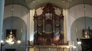 W. A. Mozart motet AVE VERUM (KV. 618)  Willem van Twillert  IBACH-orgel  Bergen op Zoom  WITH SCORE