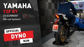 Yamaha YZF R7 Scorpion Exhaust Dyno video