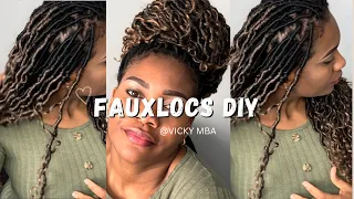 Easy DIY fauxlocs/ goodness loc tutorial. Detailed & beginner friendly #hair #hairtutorial #crochet