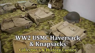 World War 2: USMC Haversack and Knapsacks | Collector's & History Corner