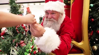 ¡Papá Noel en el shopping!