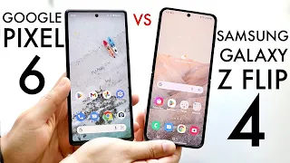 Samsung Galaxy Z Flip 4 Vs Google Pixel 6! (Comparison) (Review)