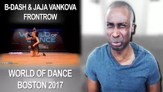 B-Dash & Jaja Vankova | FrontRow | World of Dance Boston 2017 Reaction