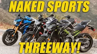 Naked Sports Threeway: Aprilia Shiver 900 vs. Kawasaki Z900 vs. Suzuki GSX-S750