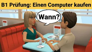 Oral exam German B1 | Planning something together/dialogue | talking Part 3: Buying a computer