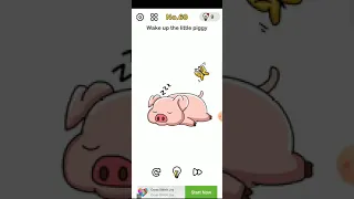 wake up little piggy brain out level 60 with Hint