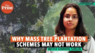Can mass tree plantations help reduce climate change? Simrin Sirur with her #TippingPoint