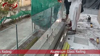 Aluminium Glass Railing Installation Video