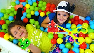 Kids and  Mommy pretend play Poopsie Cutie Tooties Surprise opening! Surprise slime Masal & Öykü