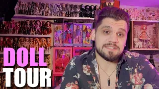 DOLL ROOM TOUR!!! | Barbie, Disney, Integrity, Rainbow High, Monster High, OMG