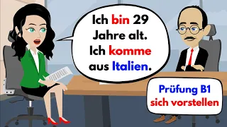Learn German | Examination B1 Introducing yourself 2023 ( Telc & DTZ & ÖSD )
