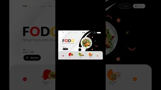 😍 Ui design in figma food shop website #ui #design #figma