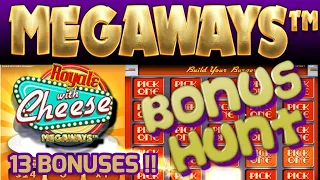 MEGAWAYS BONUS HUNT - 12 MEGAWAYS BONUSES SAVED PLUS BANKIN BACON £100 START .....SURELY PROFIT ?