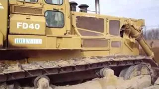 Fiat Allis FD 40 Bulldozer walk around