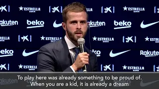 Pjanic On 'Dream As A Kid' Move To Barcelona On His First Day At The Club