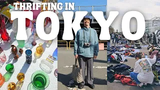 Thrifting in Japan 🇯🇵 Vintage Shopping at Tokyo's Biggest Flea Market, Tokyo Travel Vlog 2023