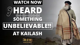 UNBELIEVABLE!!! Sadhguru Heard Something Phenomenal At Kailash Mountain || Watch Now || MOW