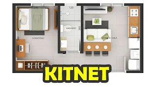 10 PROJETOS DE KITNET PARA BAIXAR GRÁTIS