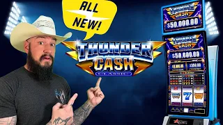 NEW slot game played live 🎰 With the developer! 😱  Thunder Cash Classic ⭐️ Live Slot Play 🤠