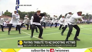 Muslim students' perform traditional Haka to remember Christchurch terror attack victims