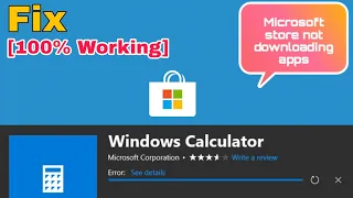 Fix Apps Not Downloading & Installing in Microsoft Store (Windows 10/8) | error code : 0x80072ee7