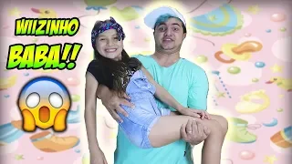 WIIZINHO VIROU MINHA BABÁ POR 1 DIA ( c/ Maloucos) - Kids Pretend Play With Nanny