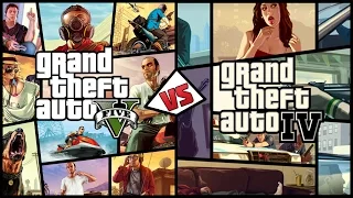 [GTA 5 vs GTA 4] Grand Theft Auto V против Grand Theft Auto IV
