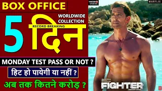 Fighter box office collection day 5, fighter total worldwide collection #hrithikroshan #deepika